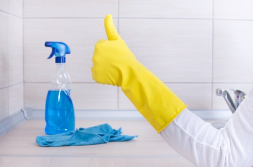 Dust and allergens being removed from a mattress